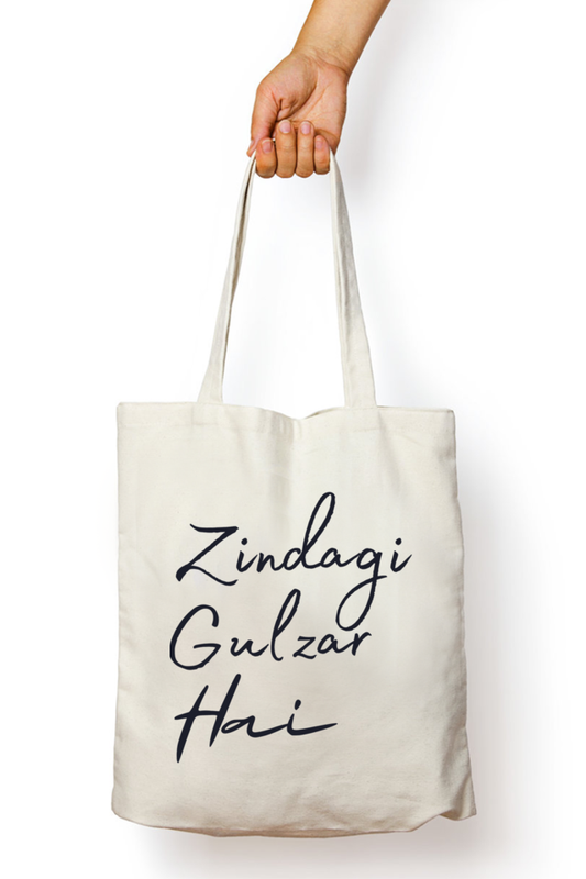 Zindagi Gulzar Hai Canvas Tote Bag