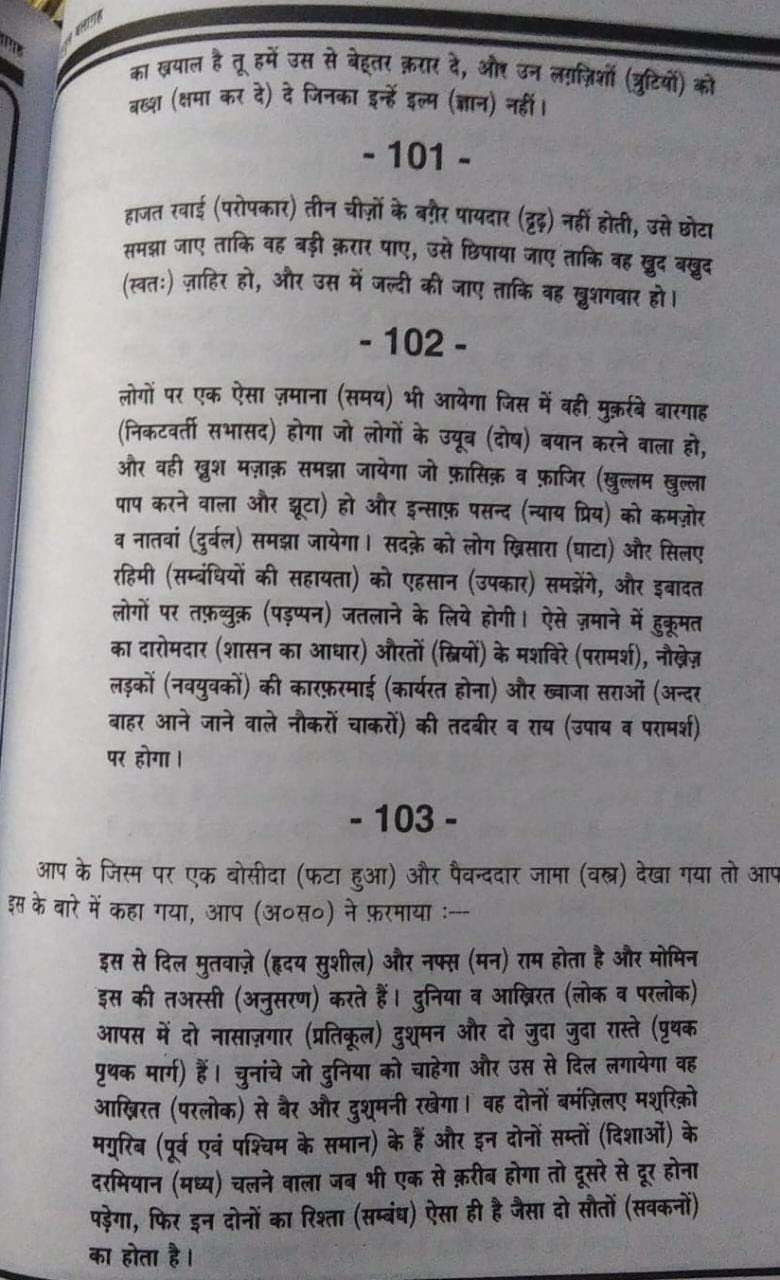 Nahjul-Balagha Hindi