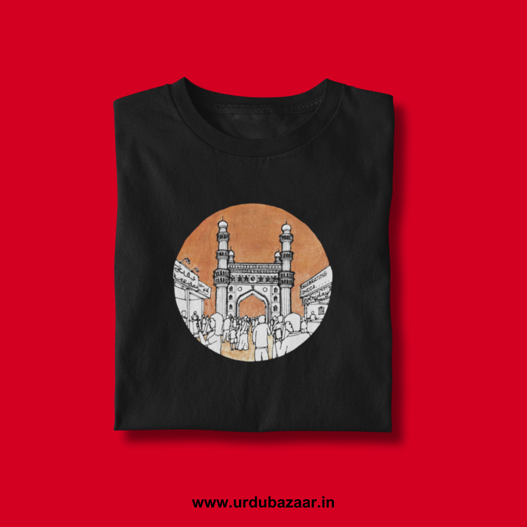 Chaar Minar Unisex Regular Fit Tshirt