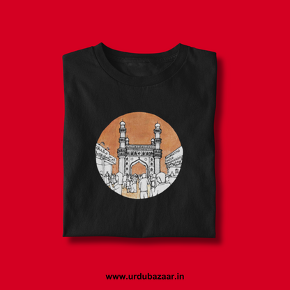 Chaar Minar Unisex Regular Fit Tshirt