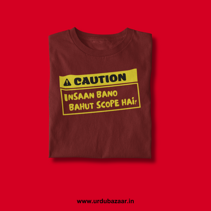 Insaan Bano Unisex Regular Fit Tshirt