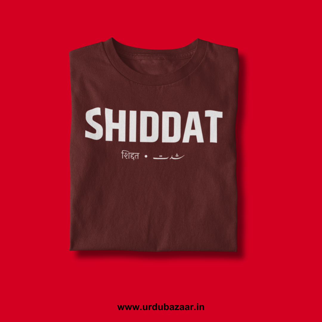 Shiddat Unisex Regular Fit Tshirt
